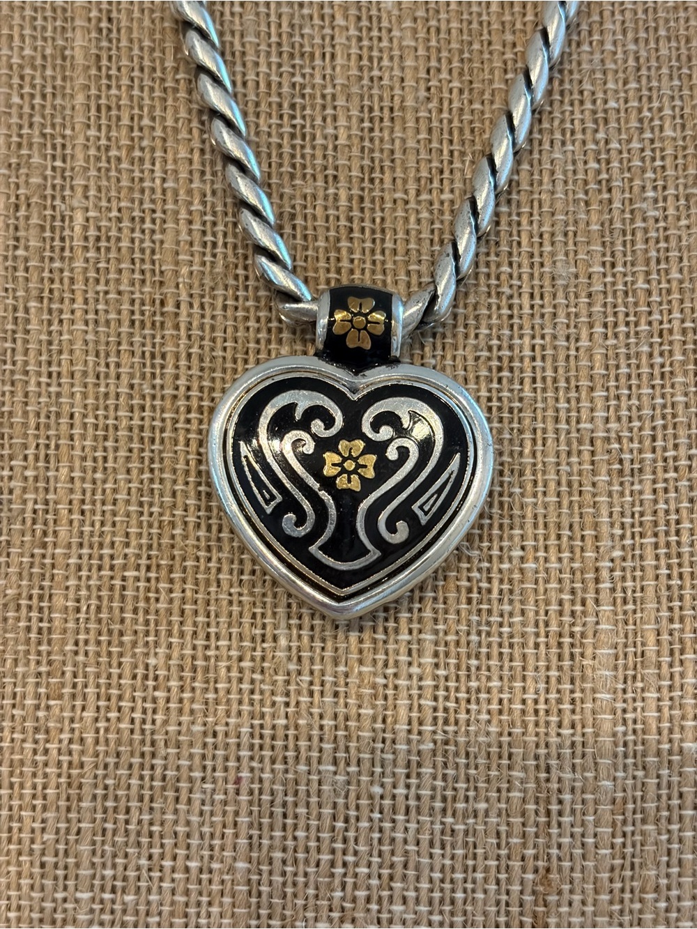 Brighton Fontina Heart Necklace